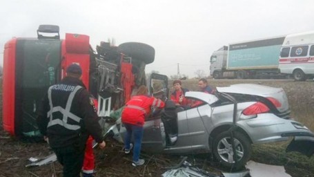 Три человека погибли в ДТП с фурой под Саратовом